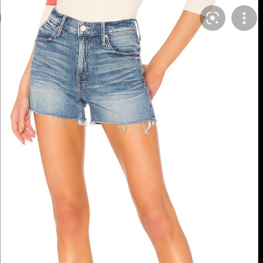 MOTHER the Dutchie Fray shorts in Sacred